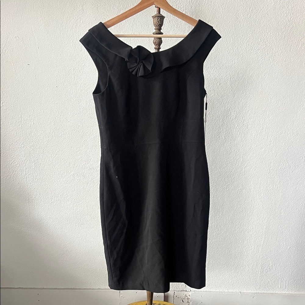 NWT Calvin Klein Black Zip Up Dress Size 10